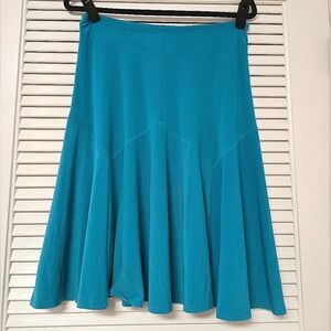 Libra - Blue Stretch Classic Flowy Skirt
